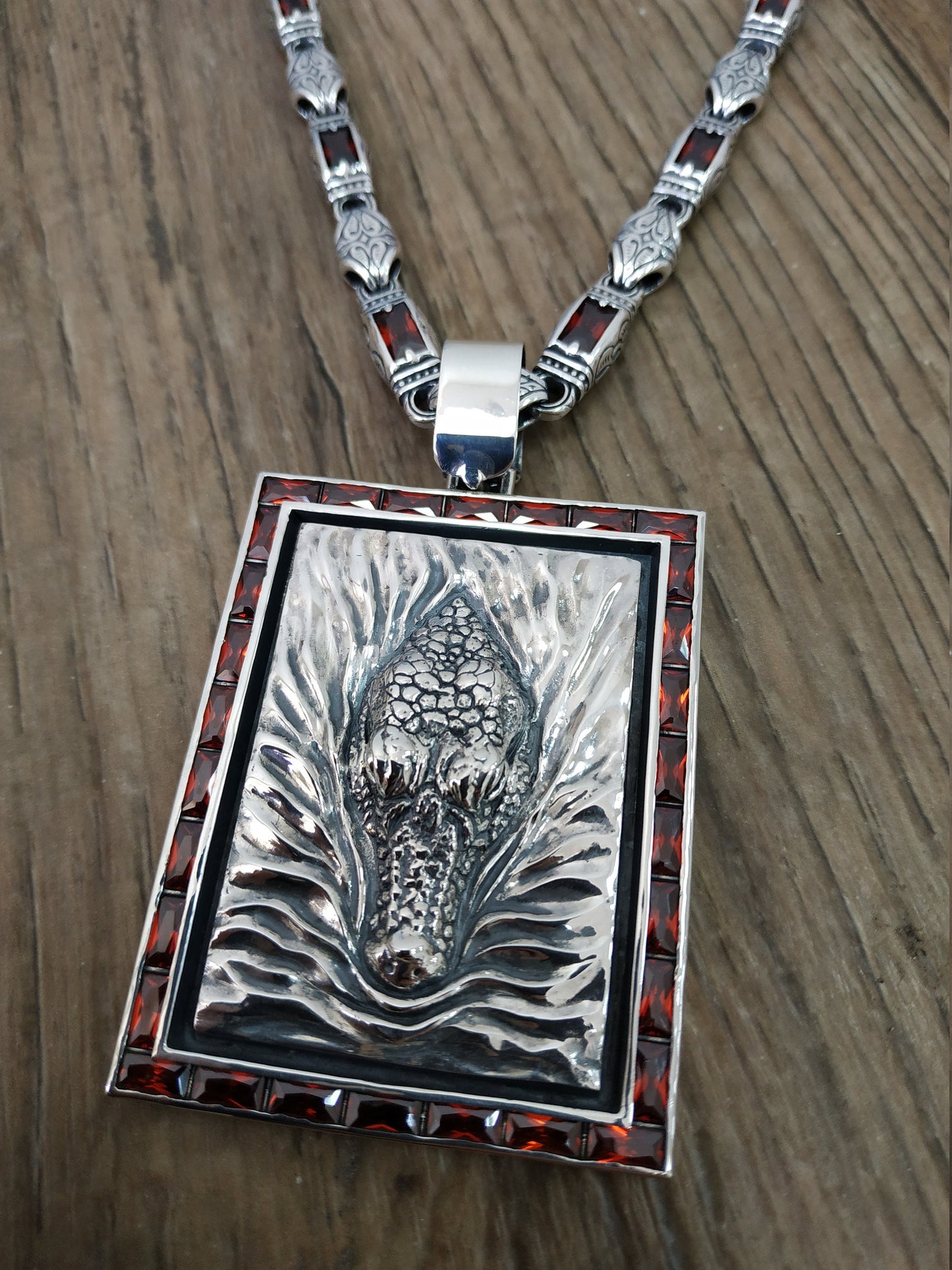 mens silver pendant