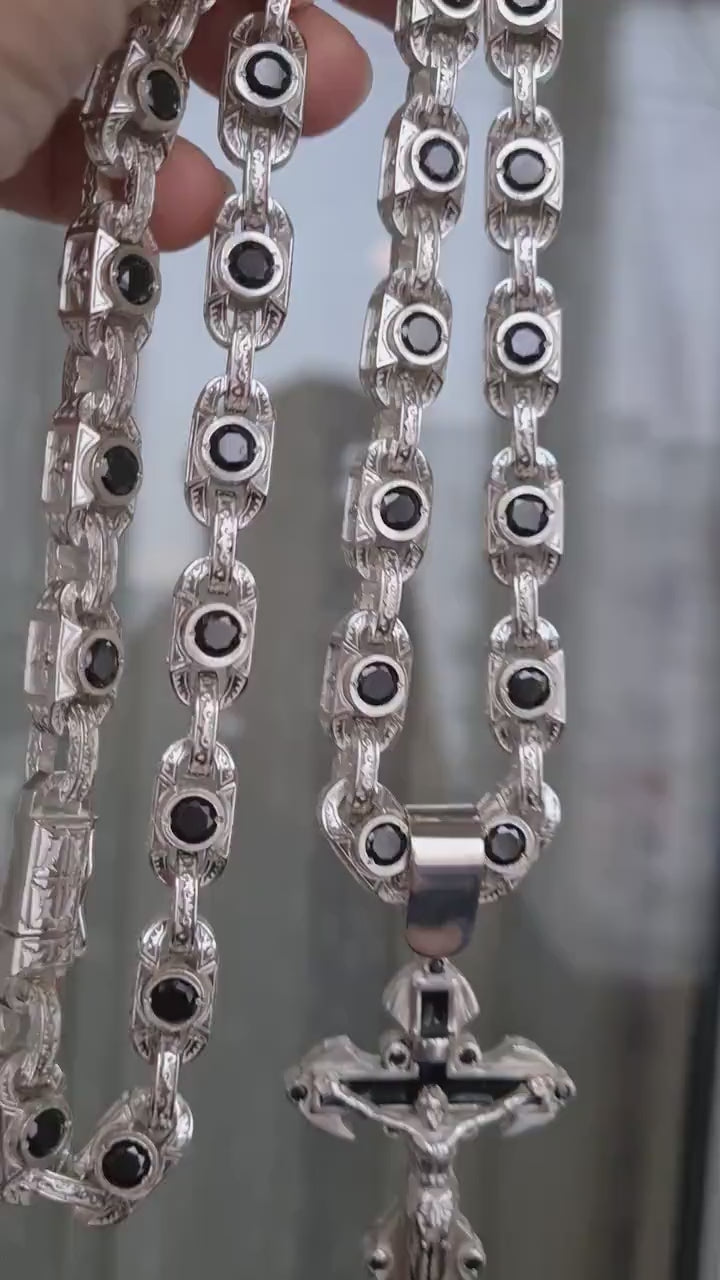 Silver Cross Pendant with Crucifix – Video
