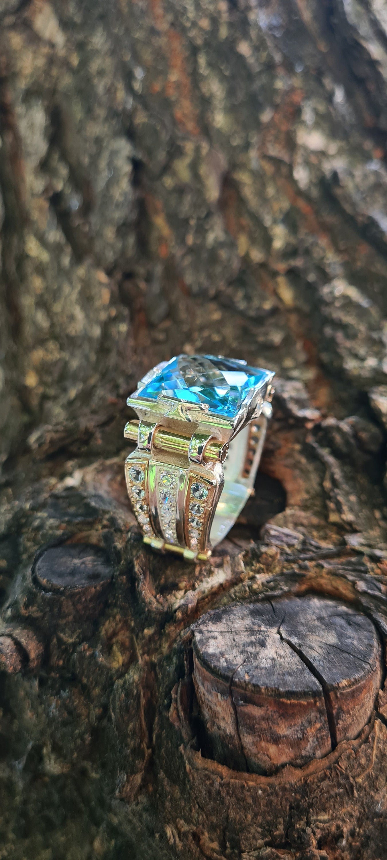 ring with topaz